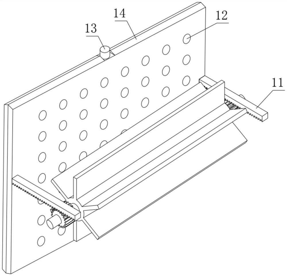 Blast furnace flue gas multi-stage guide purification device and implementation method