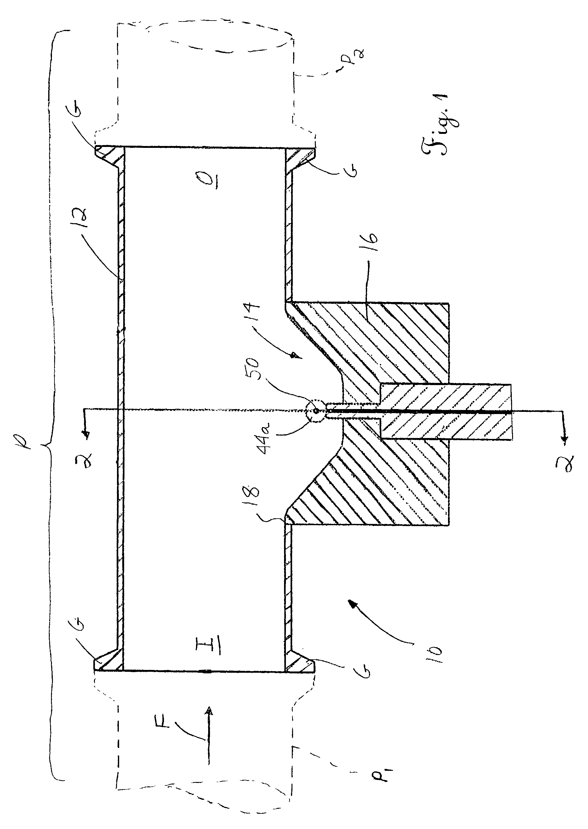 System and method for sensing a characteristic of a fluid and related apparatus
