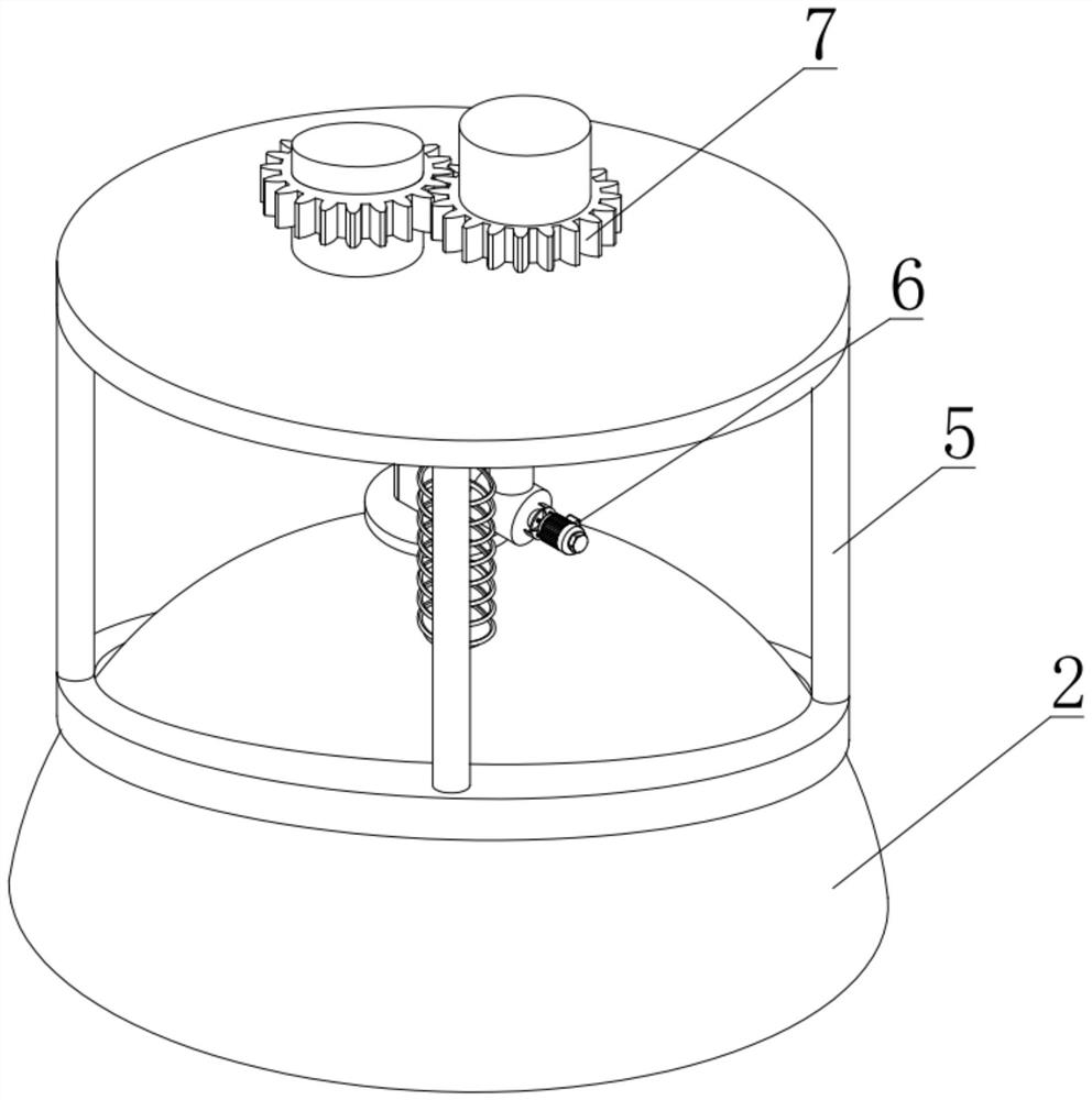 Rapid and efficient traditional Chinese medicine pounding device for pharmacy