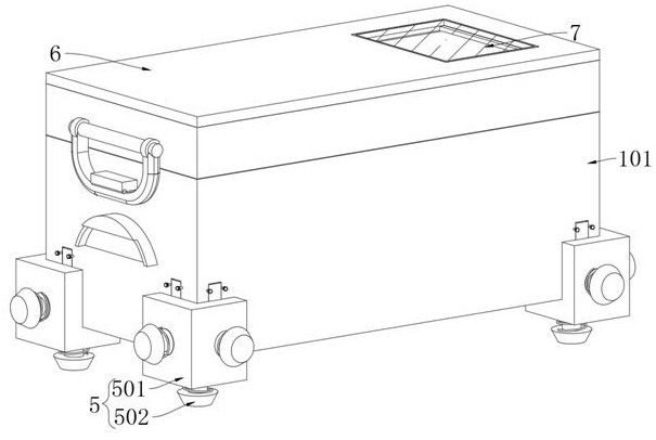 A multi-functional logistics box with comprehensive moisture-proof and stable reinforcement