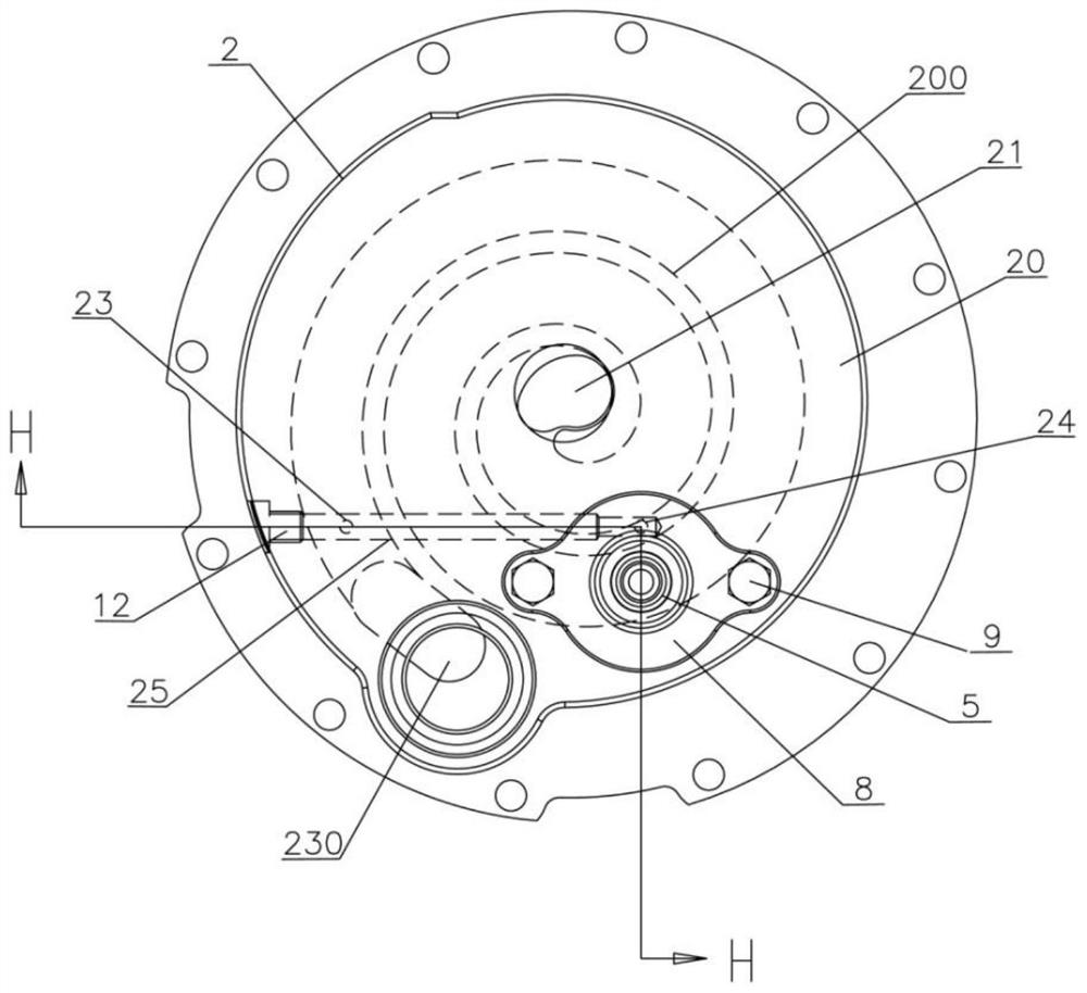 Enhanced vapor injection bypass structure of scroll compressor