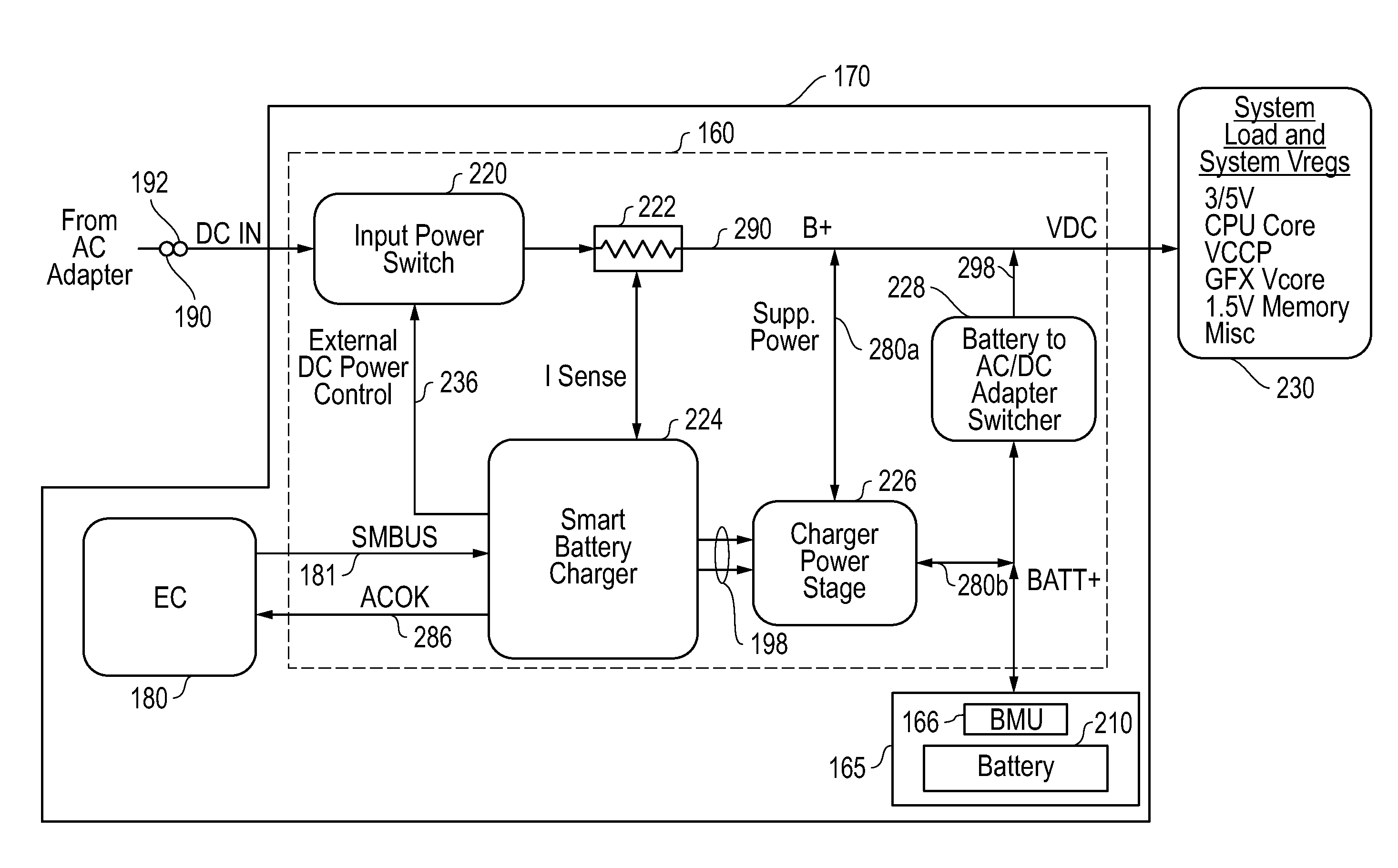 Systems and methods for providing supplemental power to battery powered information handling systems