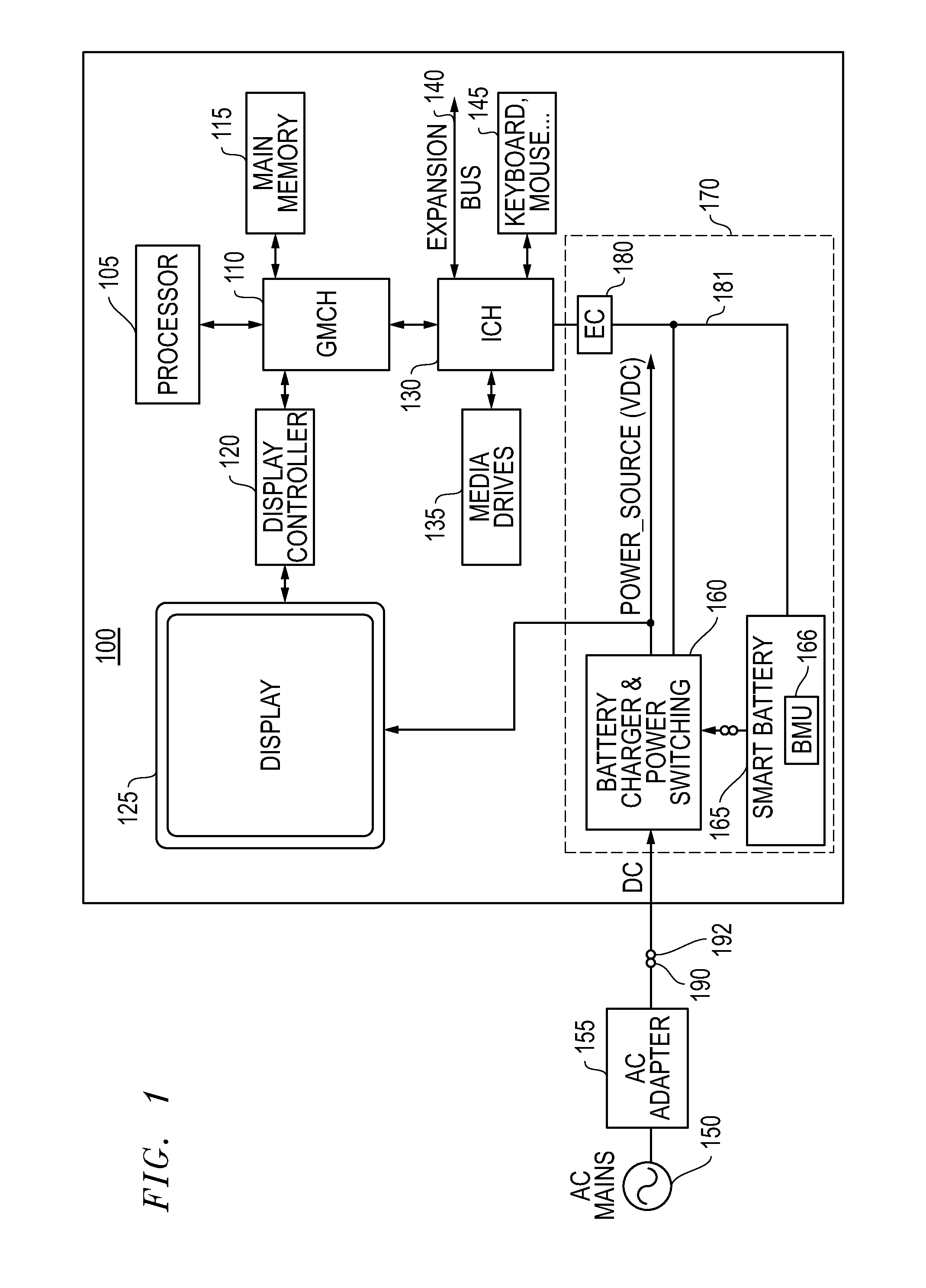 Systems and methods for providing supplemental power to battery powered information handling systems