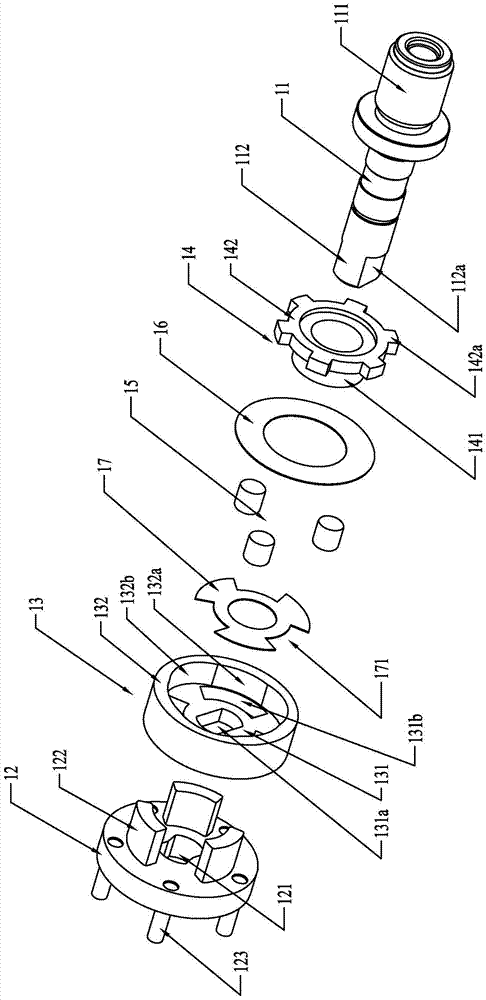 A torque output tool and its one-way torque transmission mechanism