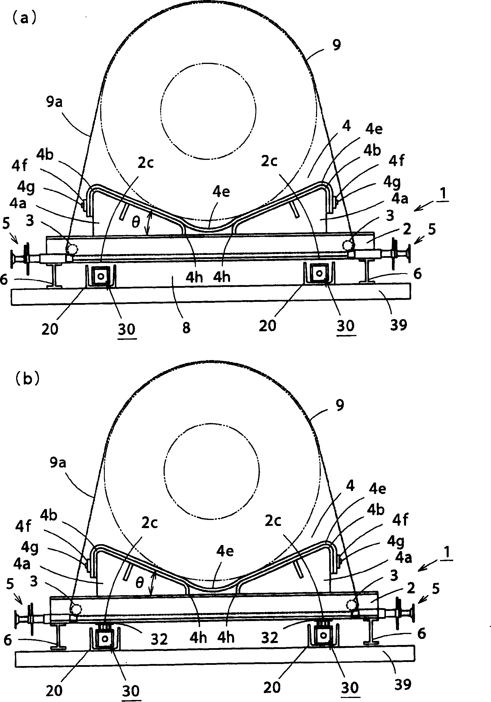 Heavy goods carrying table and method for using same