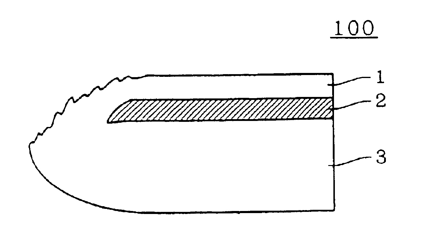 Semiconductor substrate with stacked oxide and SOI layers with a molten or epitaxial layer formed on an edge of the stacked layers