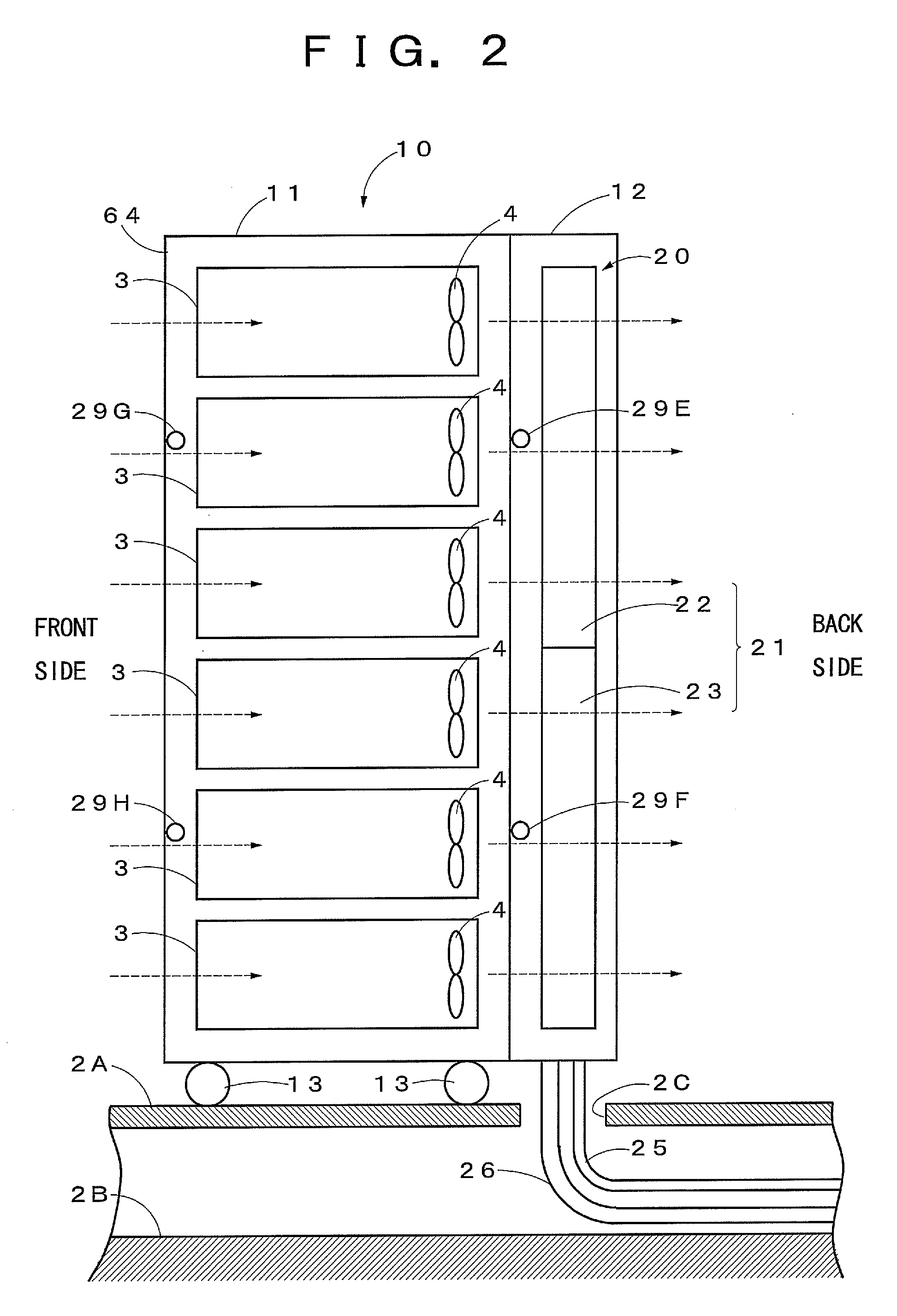 Electronic device cooling system and electronic device cooling apparatus