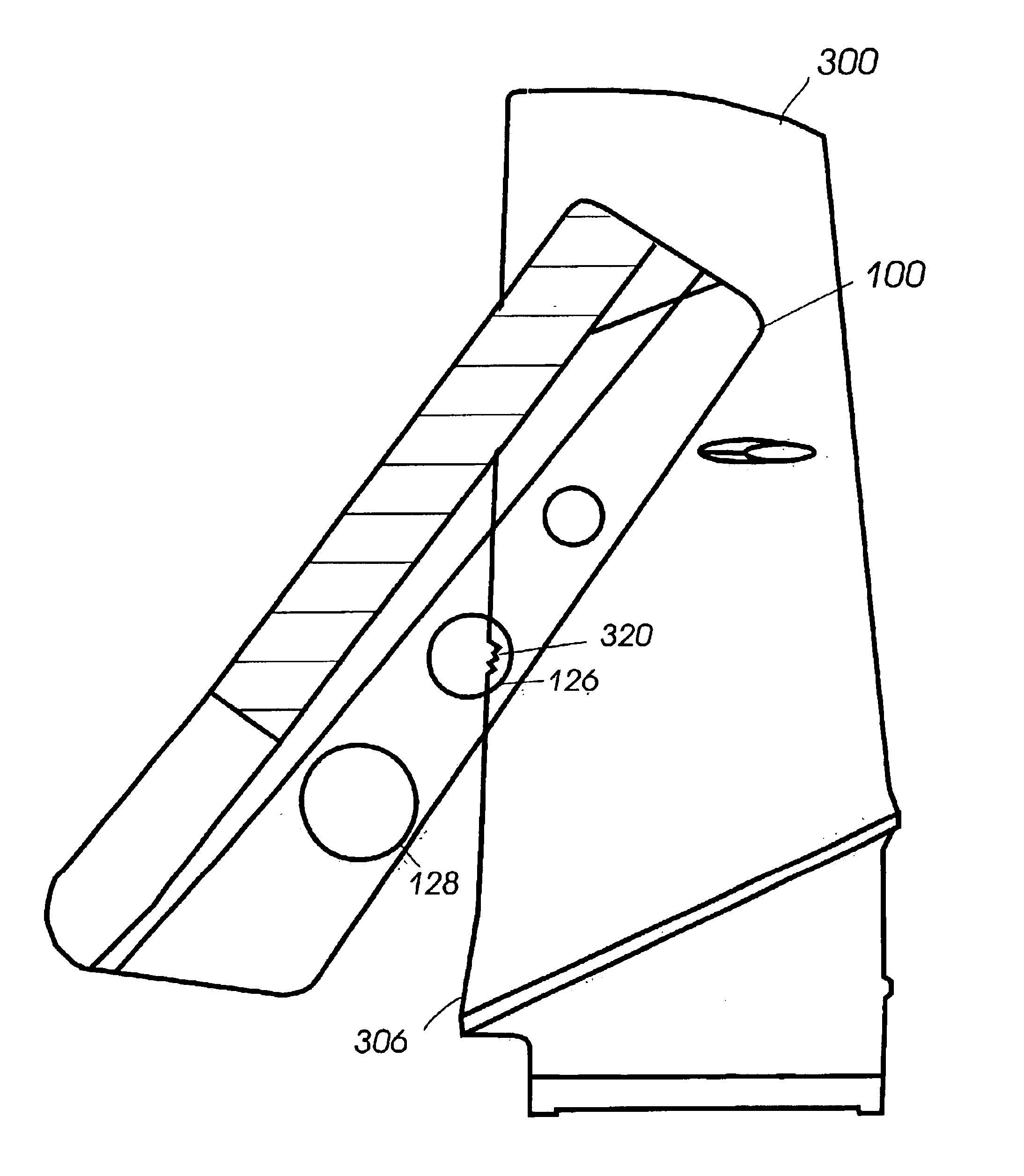 Apparatus and method for inspecting and marking repair areas on a blade