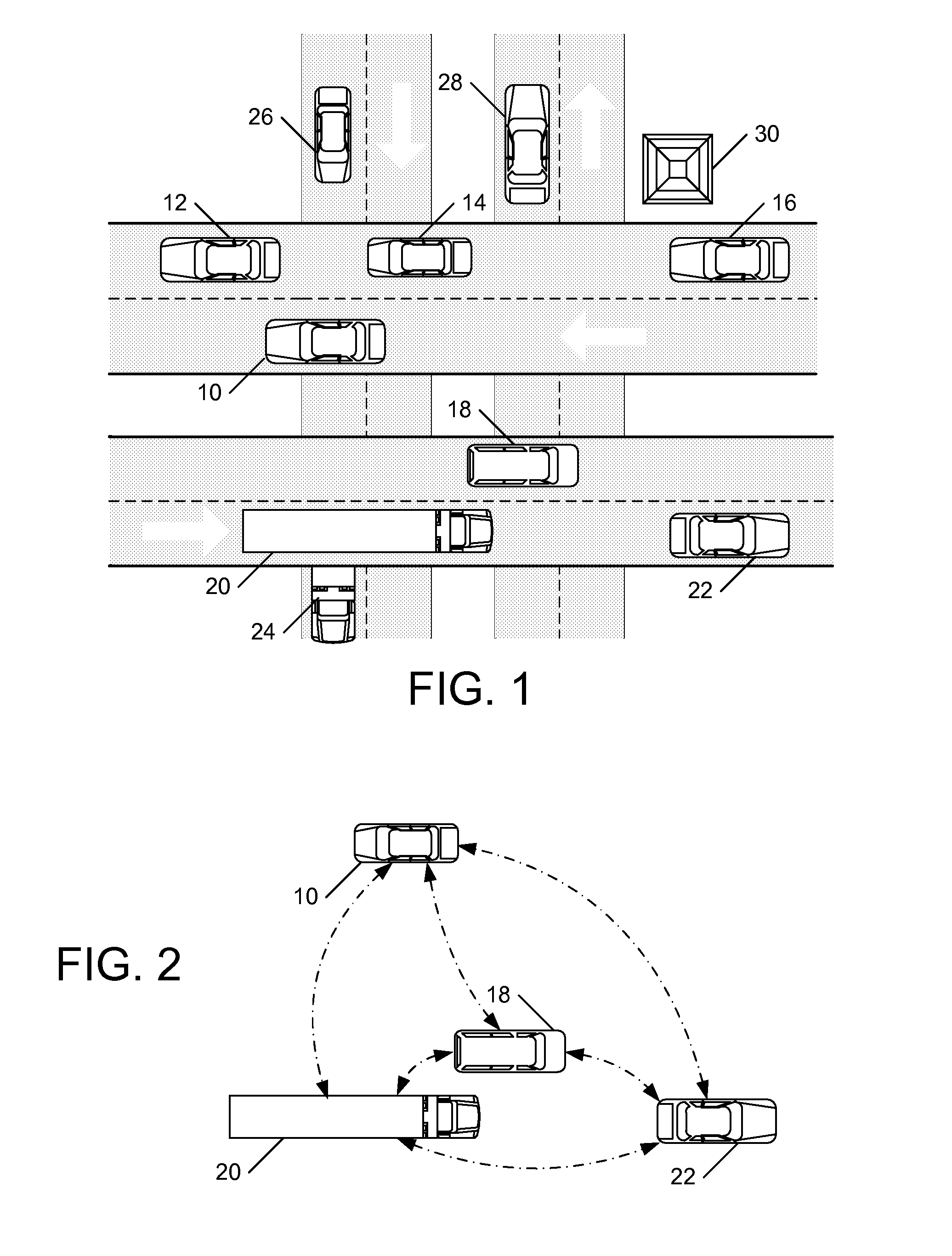 Guided video feed selection in a vehicle-to-vehicle network