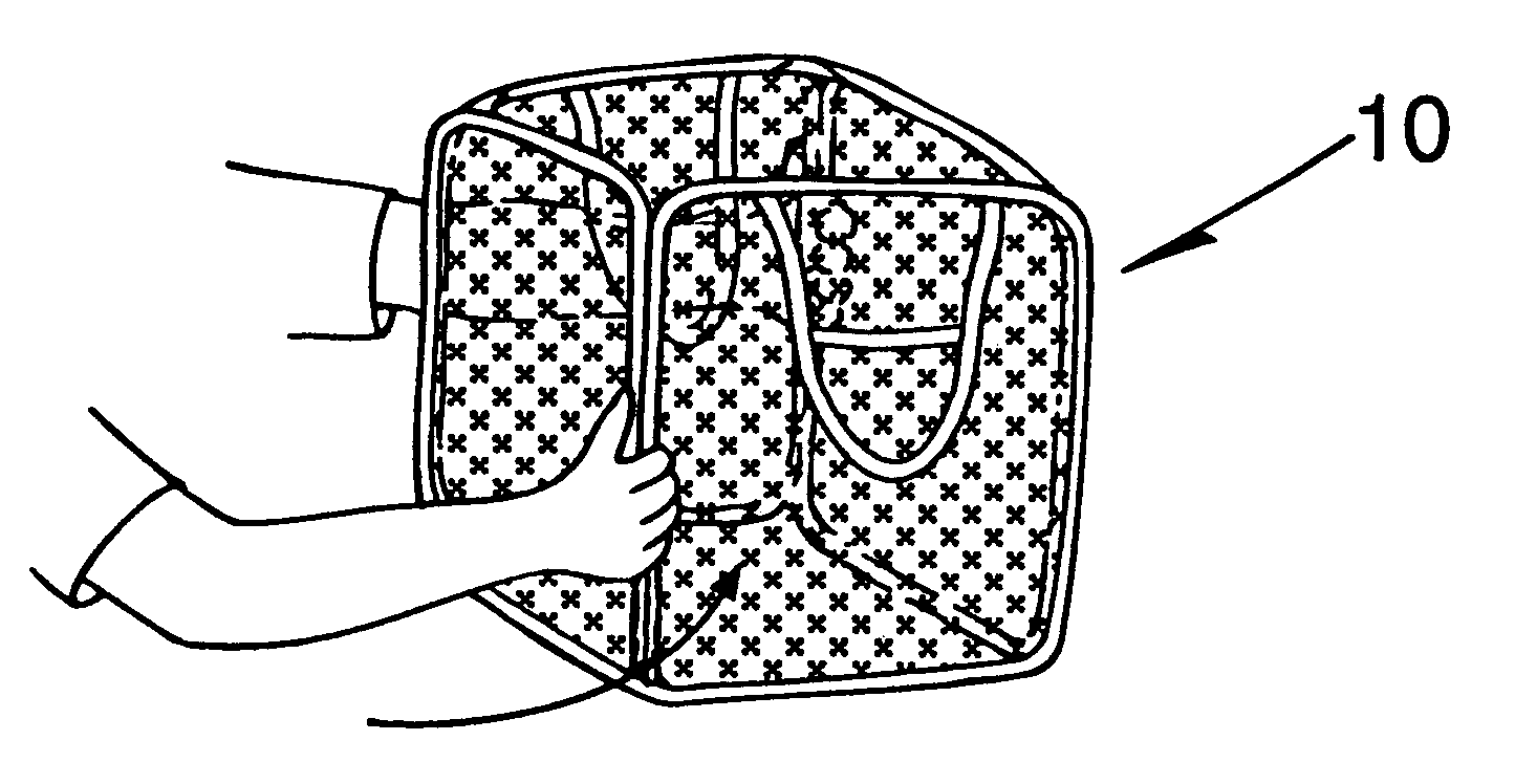 Collapsible container and method of making and using same