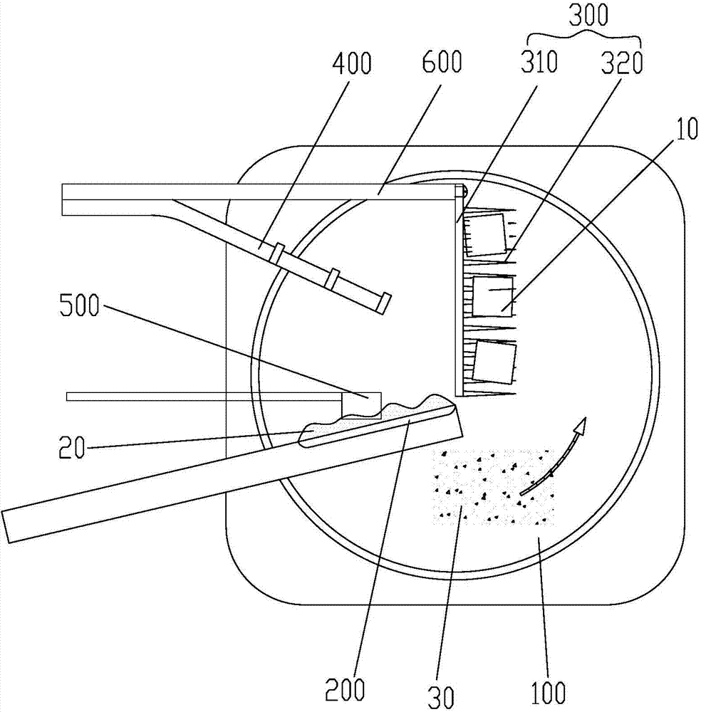 POP paster device and chip removing jig