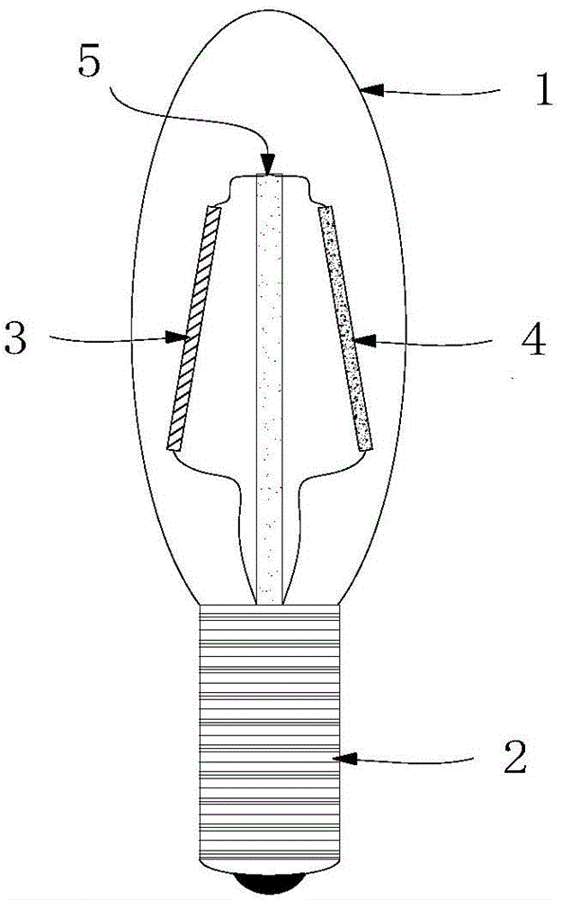 LED lamp achieving current limiting by means of thermistor