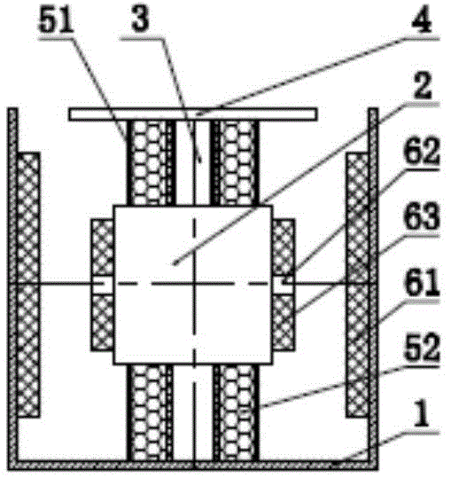 Equal-stiffness vibration isolator based on air floatation and magnetic floatation combination three-directional decoupling