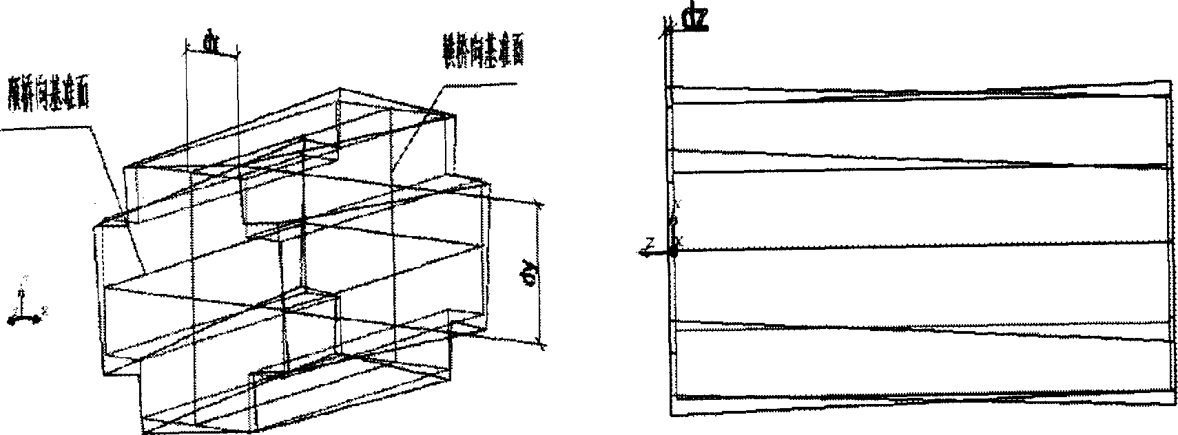 Method of reference counting before cable tower segmental face machining