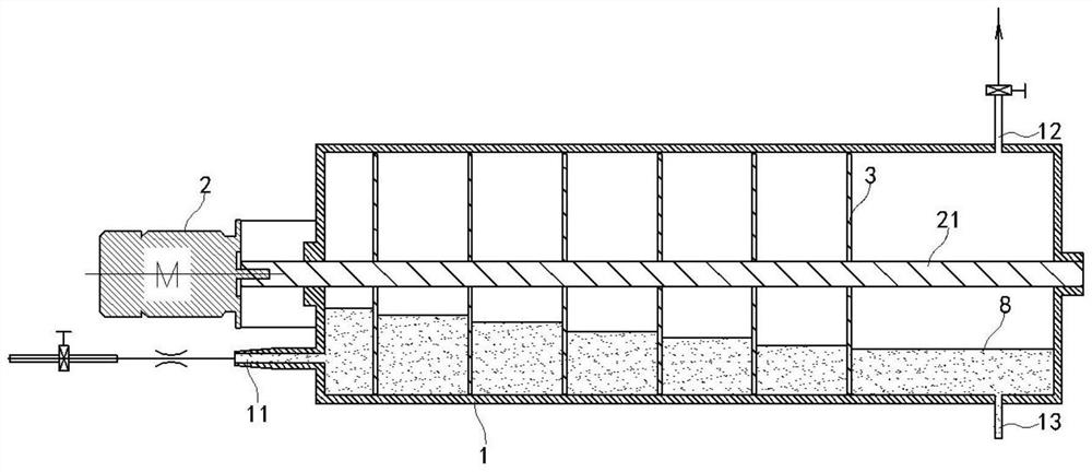 Vacuum partition flat plate type continuous defoaming machine