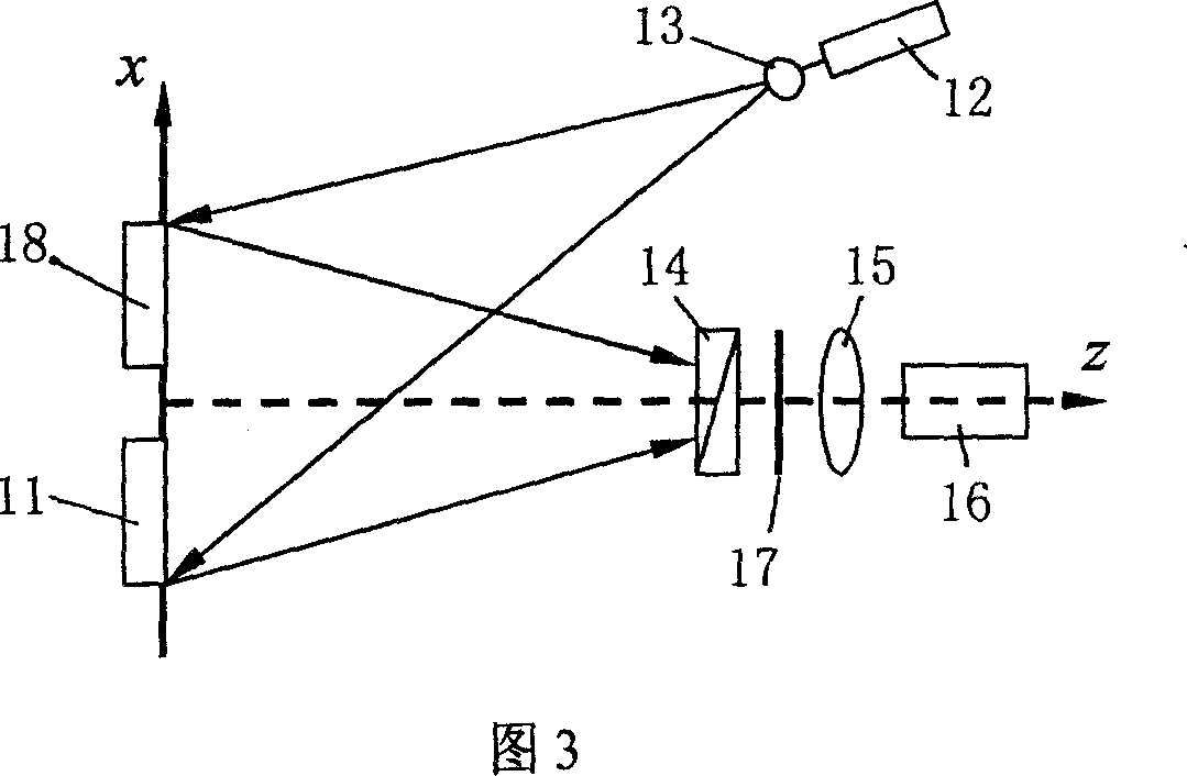 Single-light beam electronic speckle interference two-dimensional detecting method of symmetrical deformation field