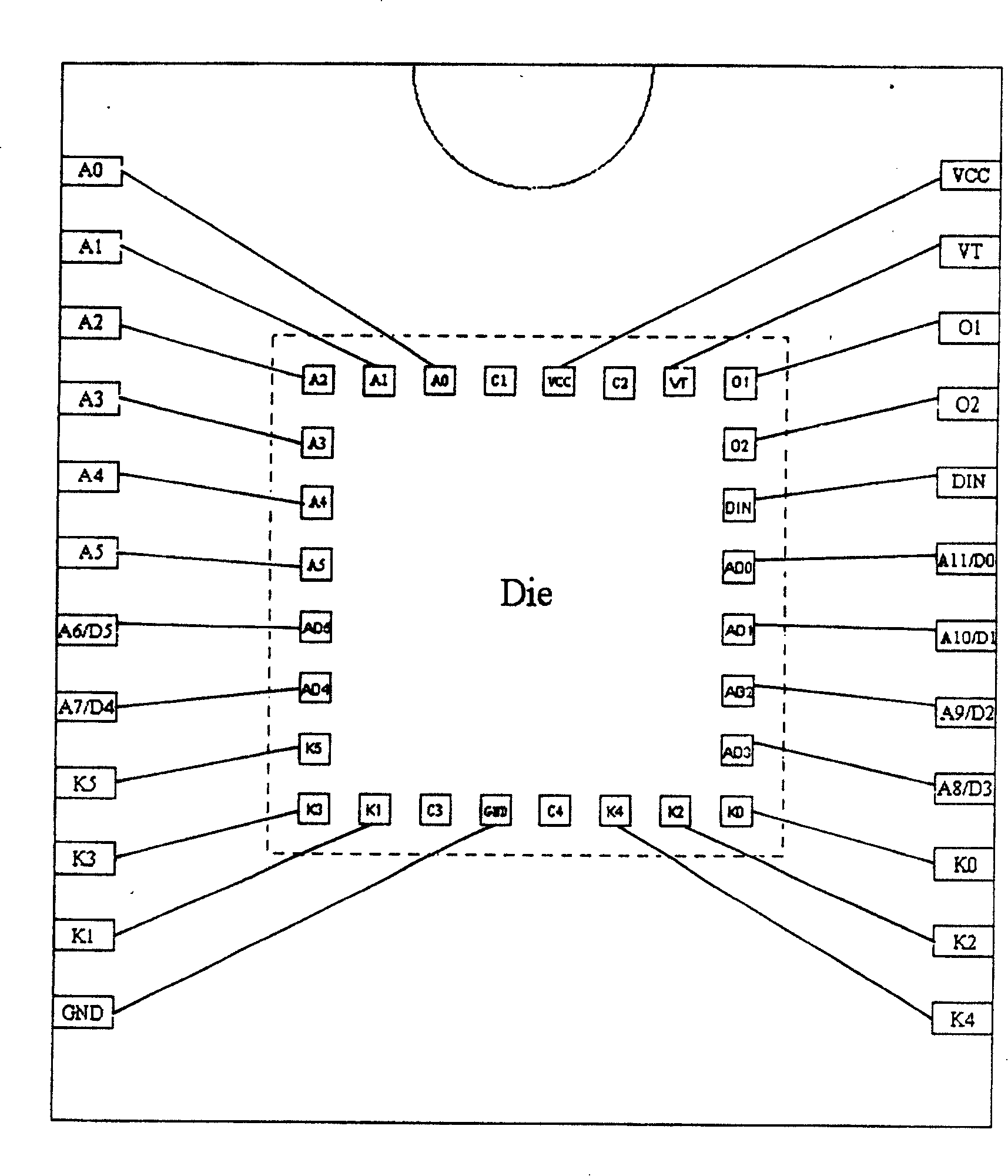 Decoding chip for remote control switch of electrical appliance