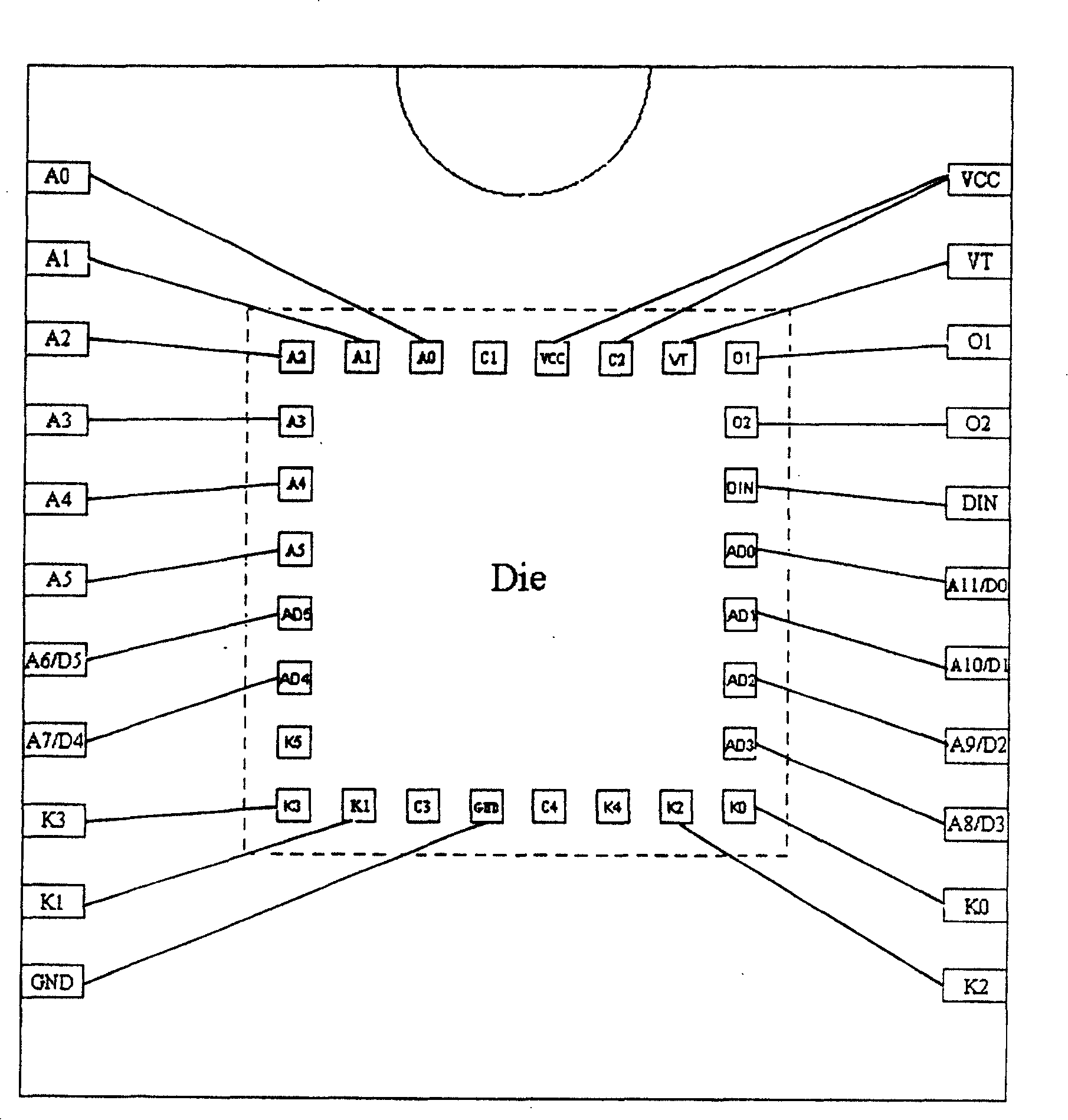 Decoding chip for remote control switch of electrical appliance