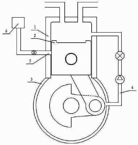 Suspension piston type cylinder component