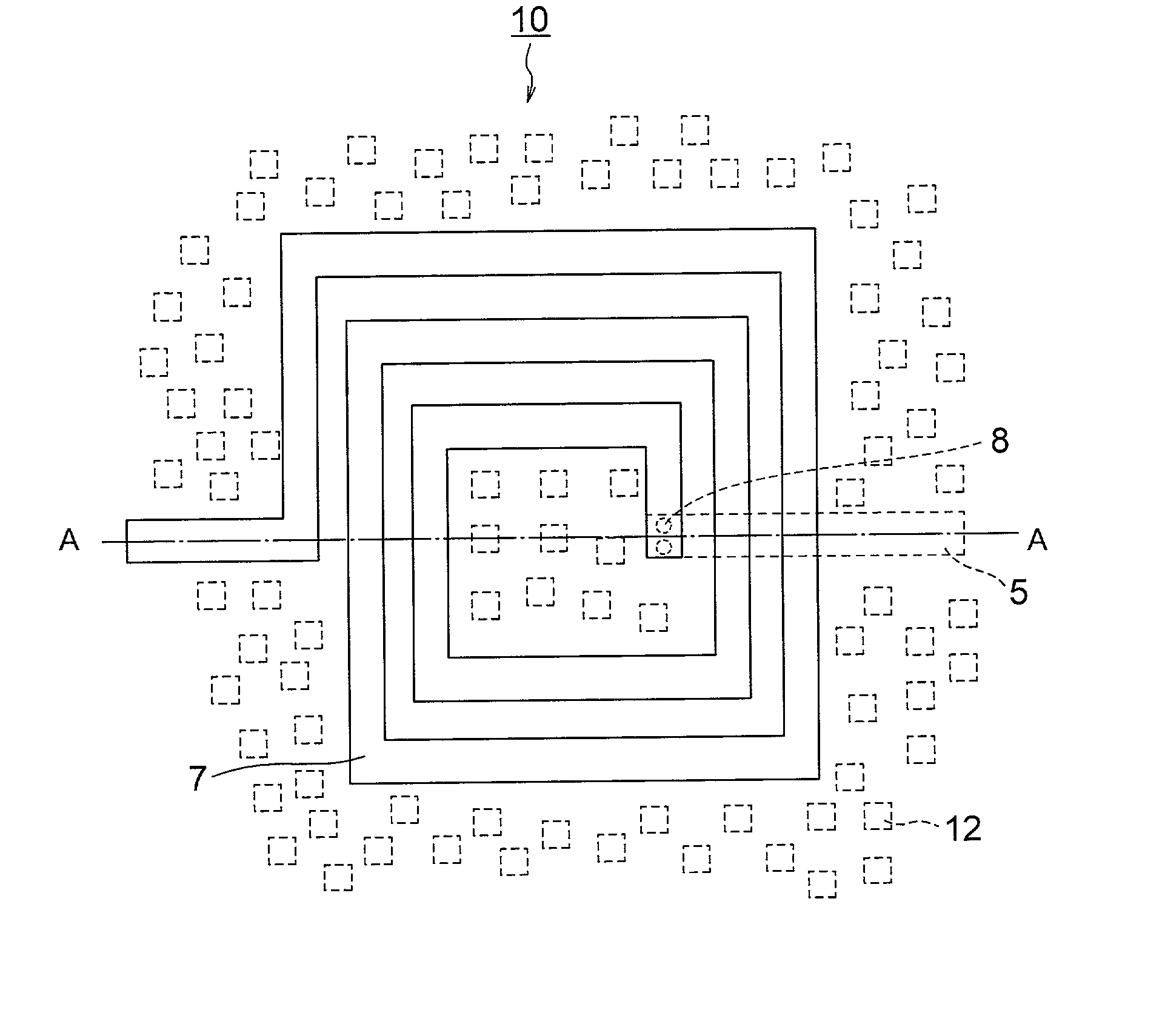 Spiral inductor and method for fabricating semiconductor integrated circuit device having same