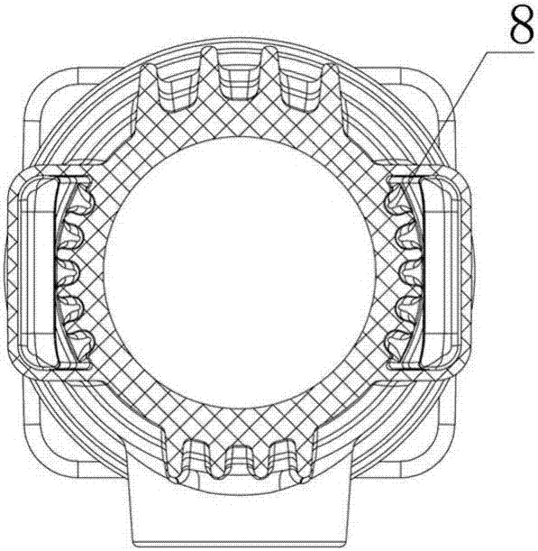 Heavy-current solid encapsulated pole column and manufacturing method thereof