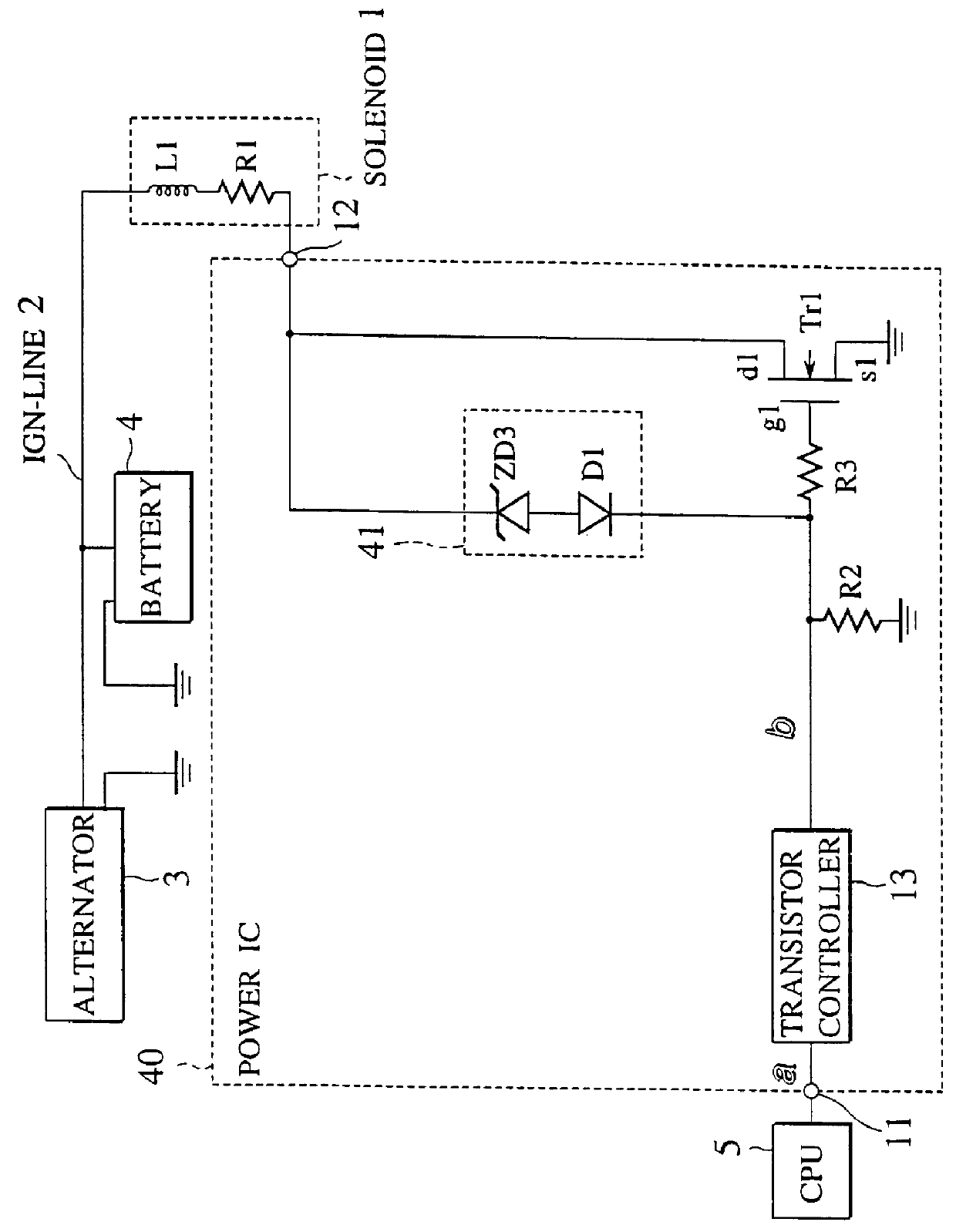 Integrated circuit having surge protection circuit