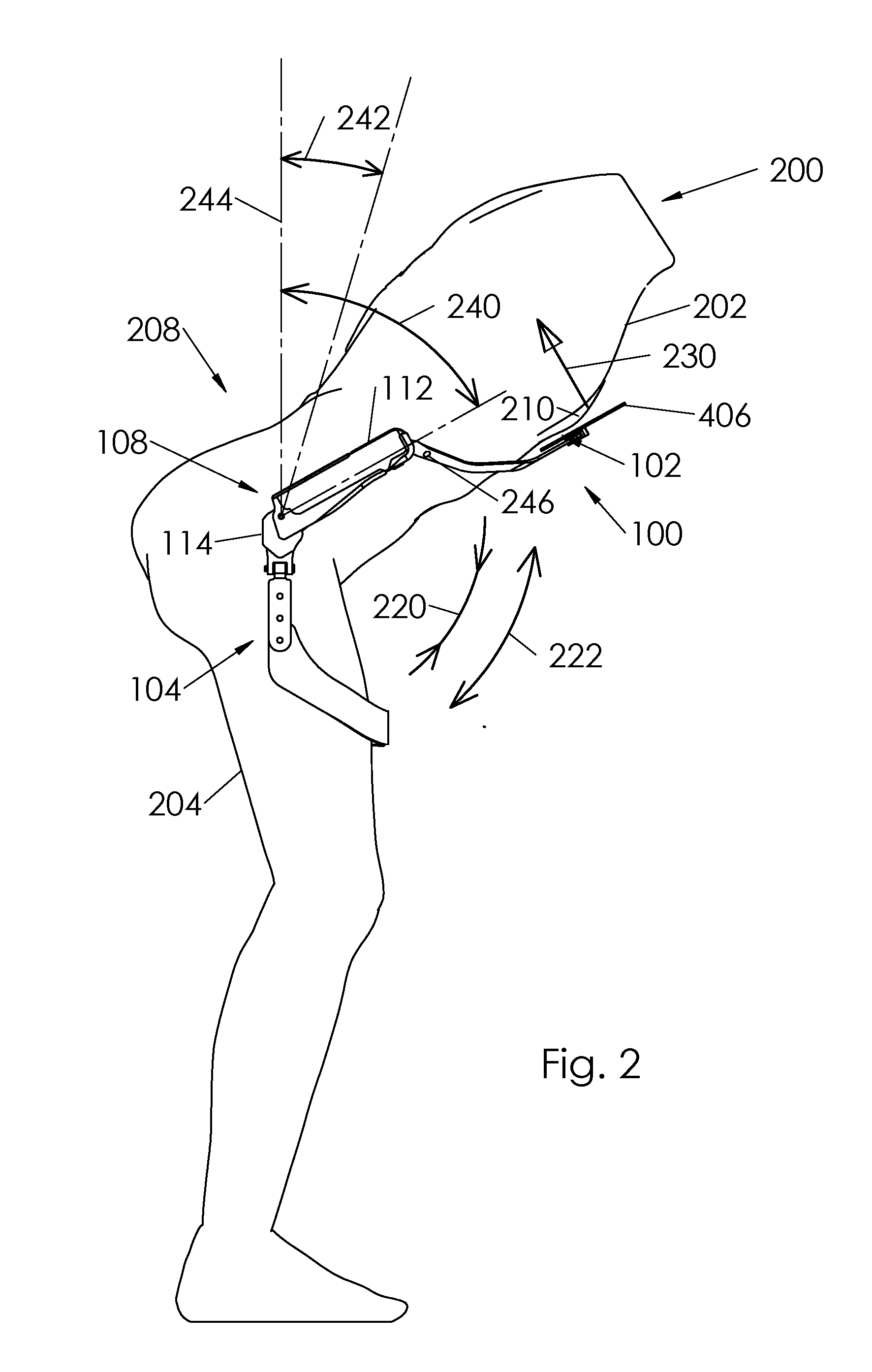 Trunk supporting exoskeleton and method of use