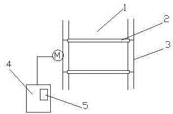 Singeing device for printing and dyeing