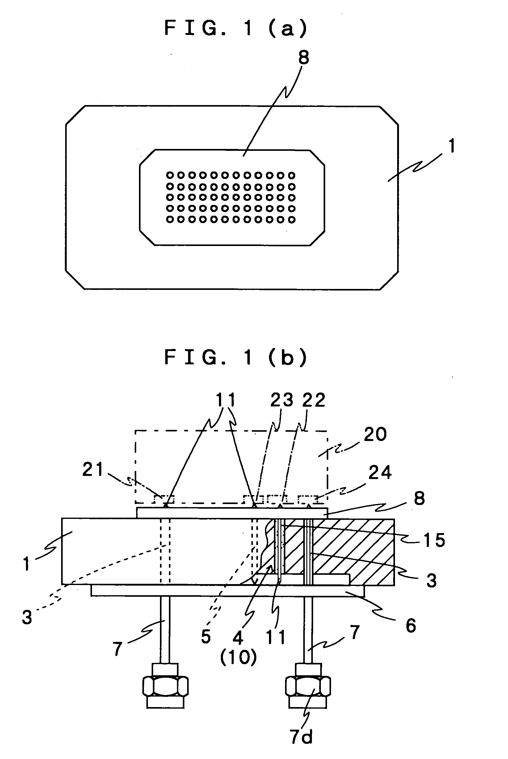 Capacity load type probe, and test jig using the same