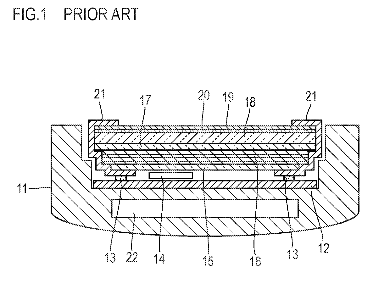 Method for producing optical component, method for producing product including touch sensor, optical component, and touch sensor device