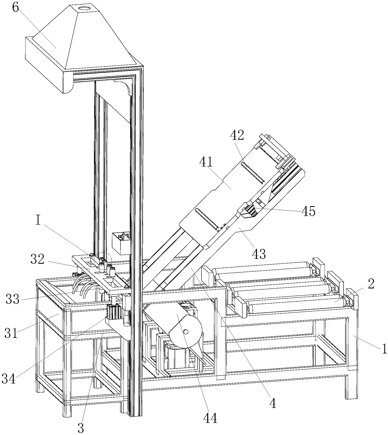 Overturning test device