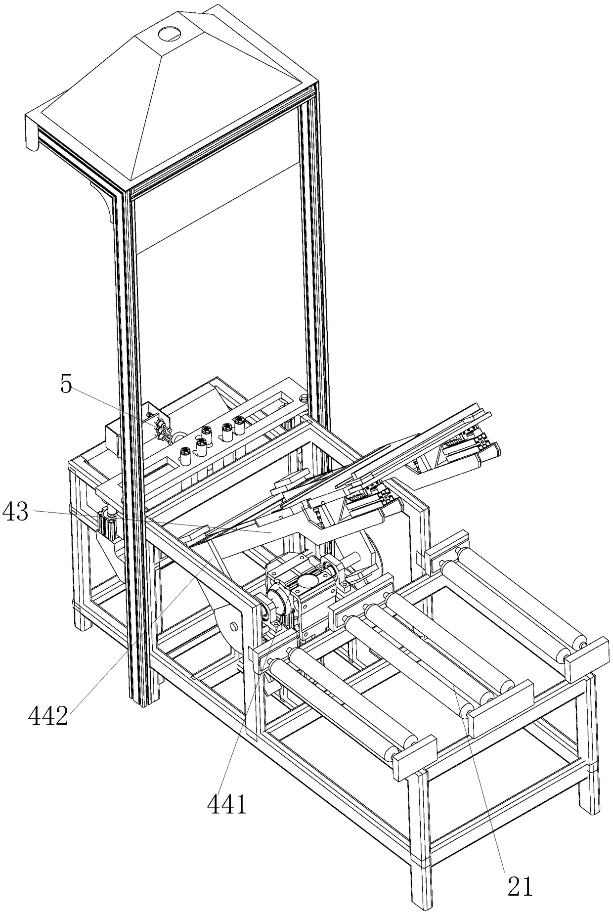 Overturning test device