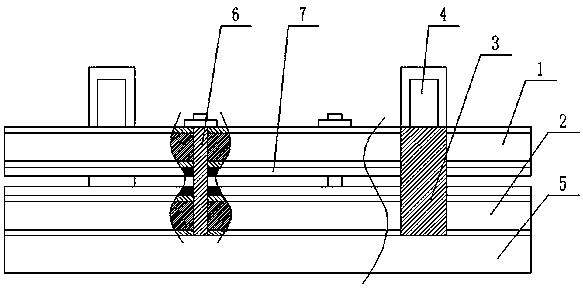 Hydraulic fixing type belt putting fixing device