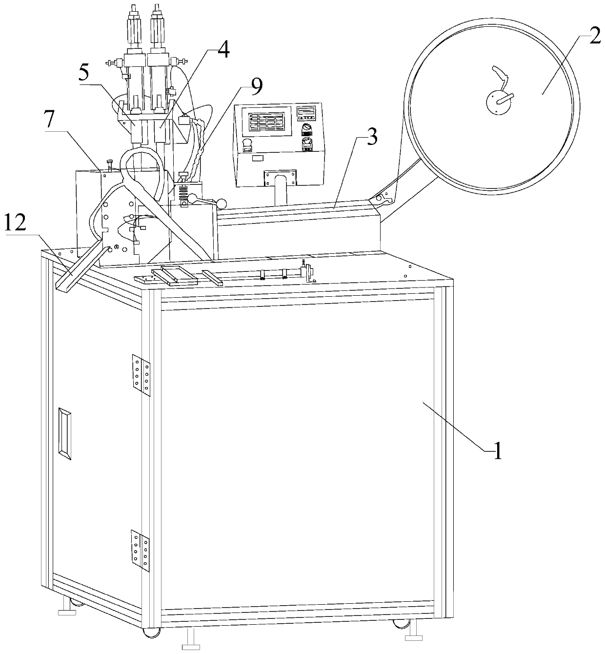 A belt forming machine