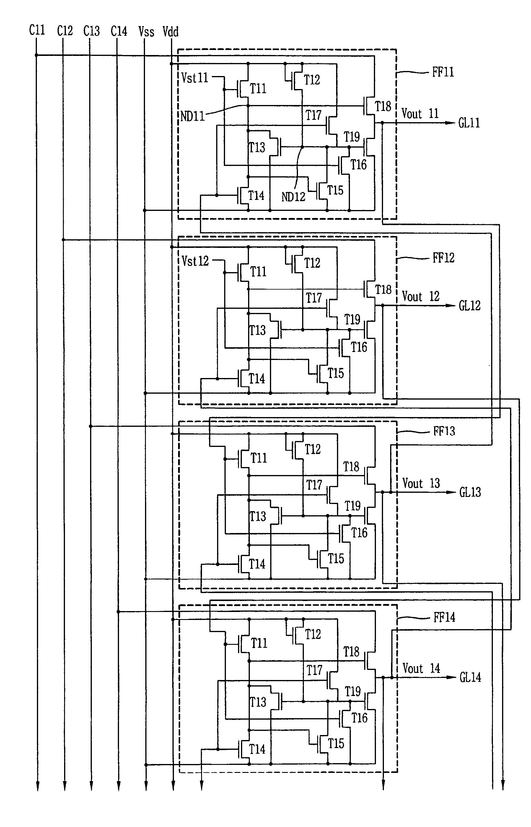 Liquid crystal display device and driving unit thereof