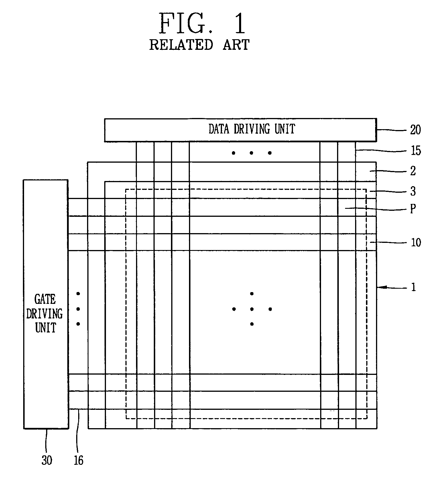 Liquid crystal display device and driving unit thereof