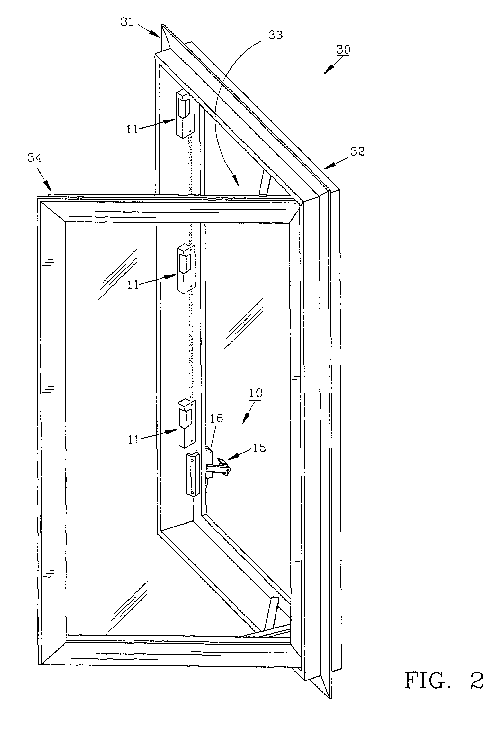 Casement window latch assembly