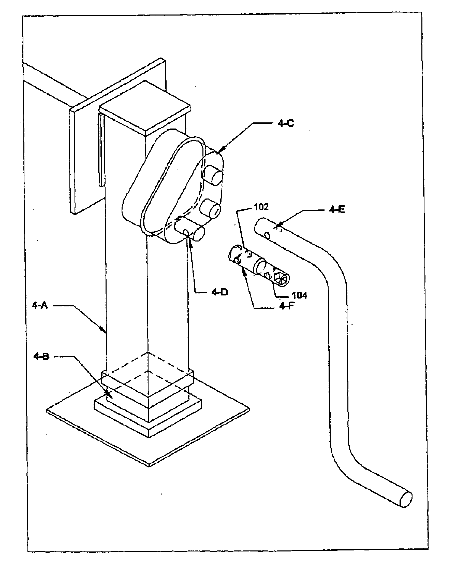 System and device for mechanically extending and retracting landing gear of a semitrailer or a chassis