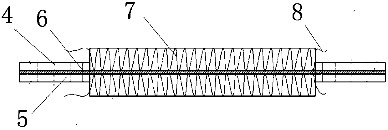 Truss type wing leading edge camber continuous changing structure