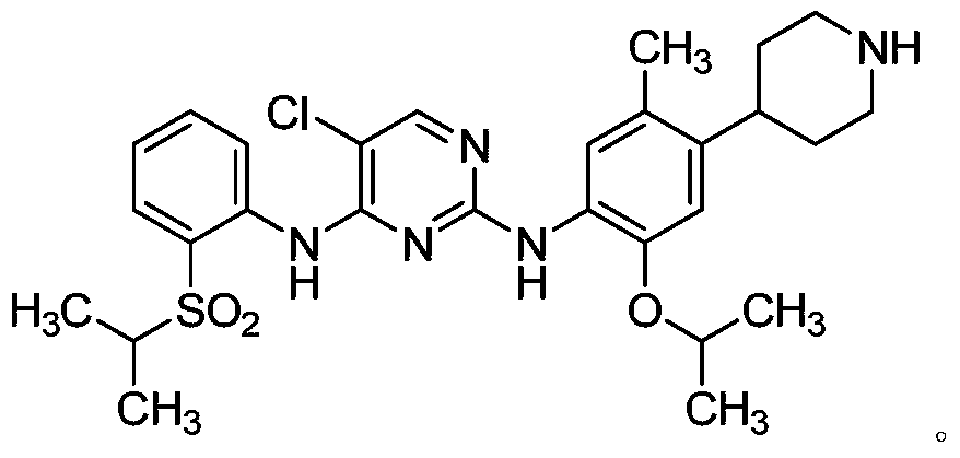 A kind of preparation method of ceritinib and its intermediate