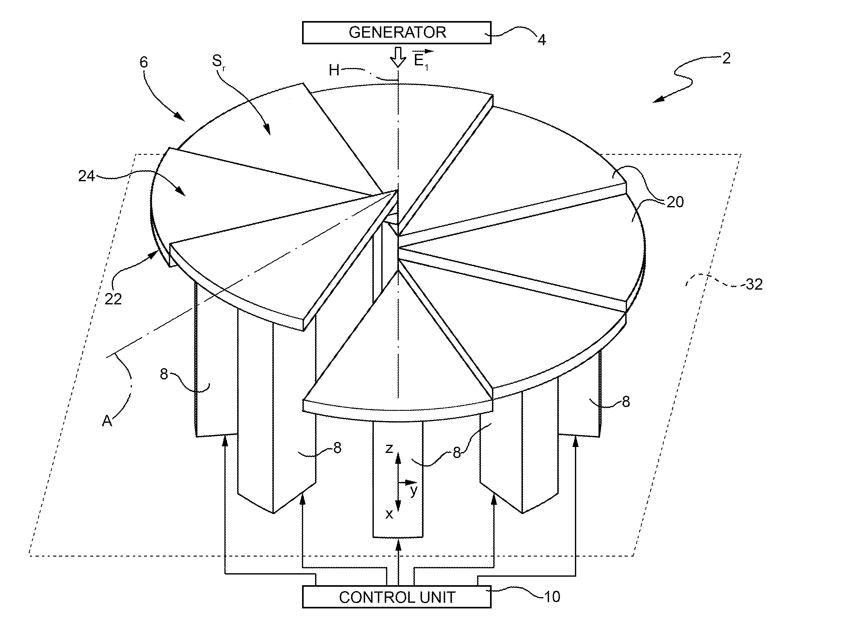 Height Adjustable Phase Plate for Generating Optical Vortices