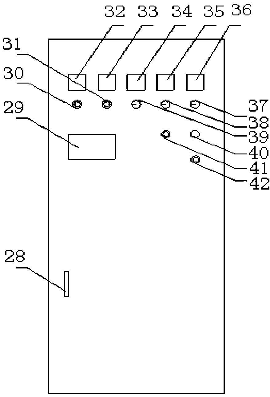 Marine splash environment simulation test device