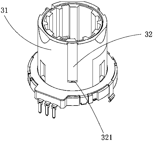 A Knob Structure of Automotive Interior Parts with Crushing Function