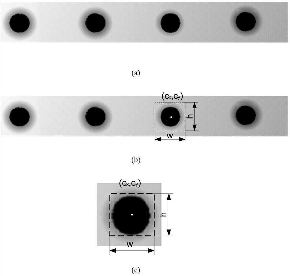 Carbon fiber composite material rivet hole size detection system and method