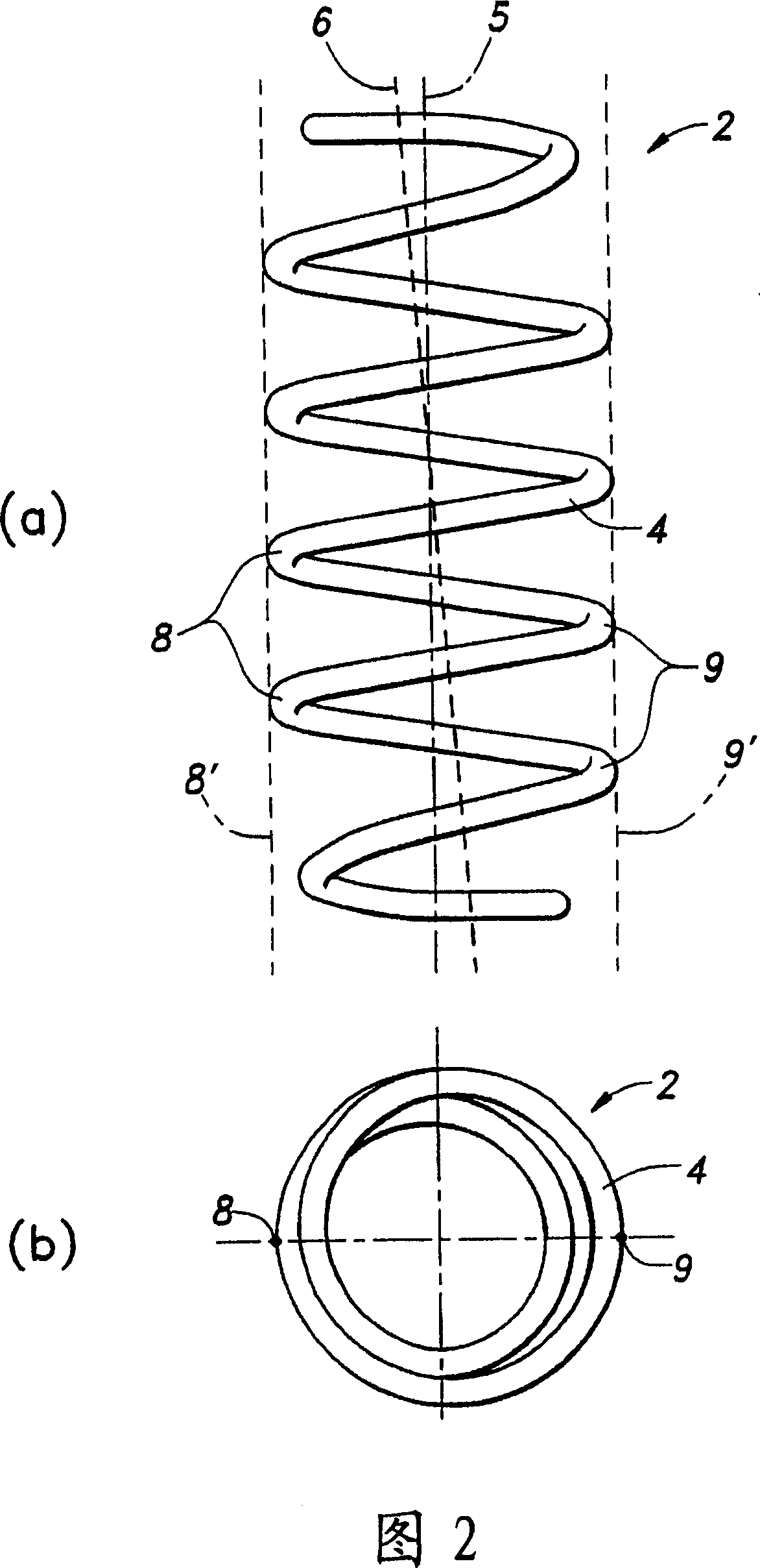 Helical spring and suspension gear