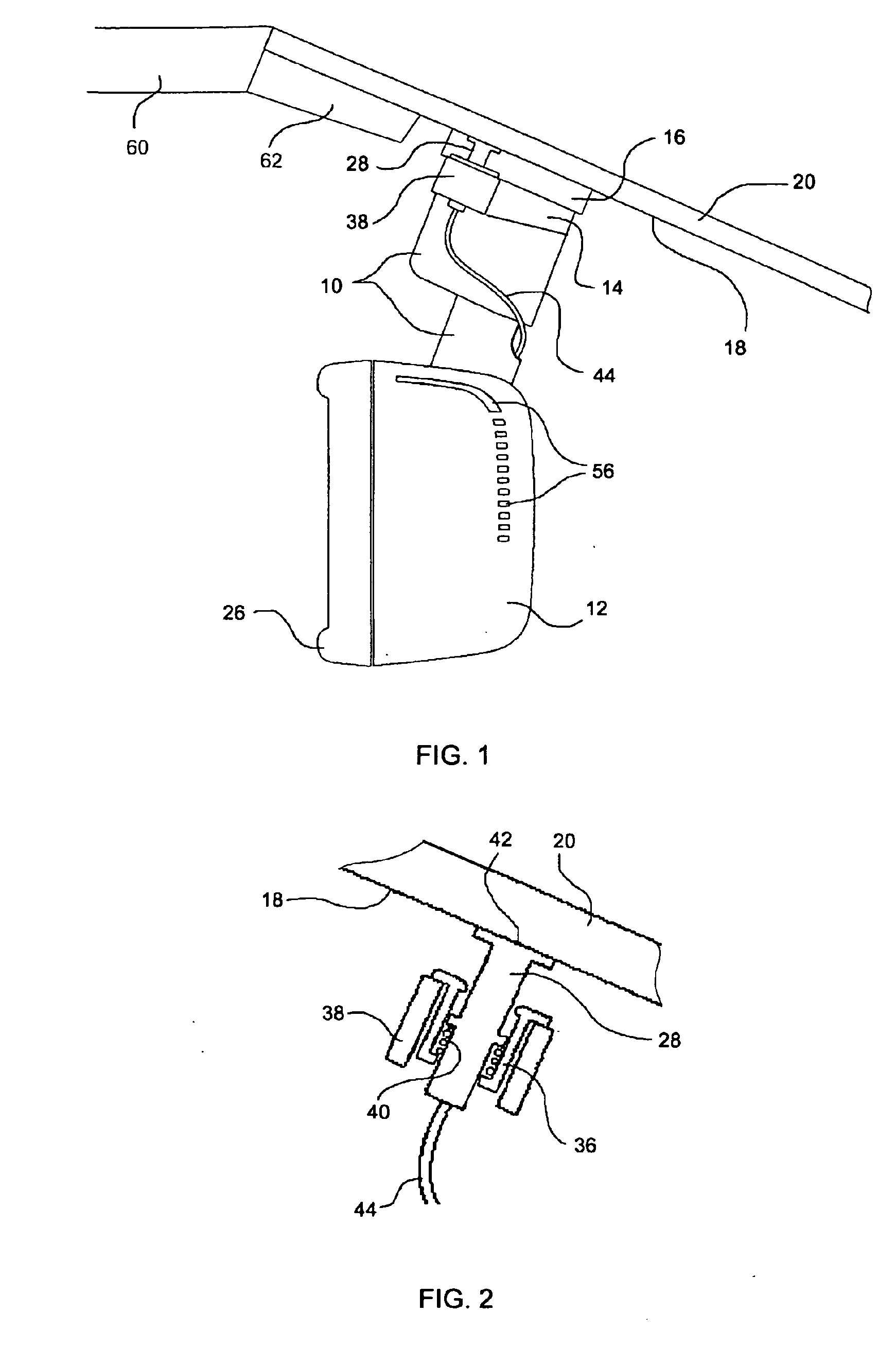 Temperature sensor assembly for a vehicle