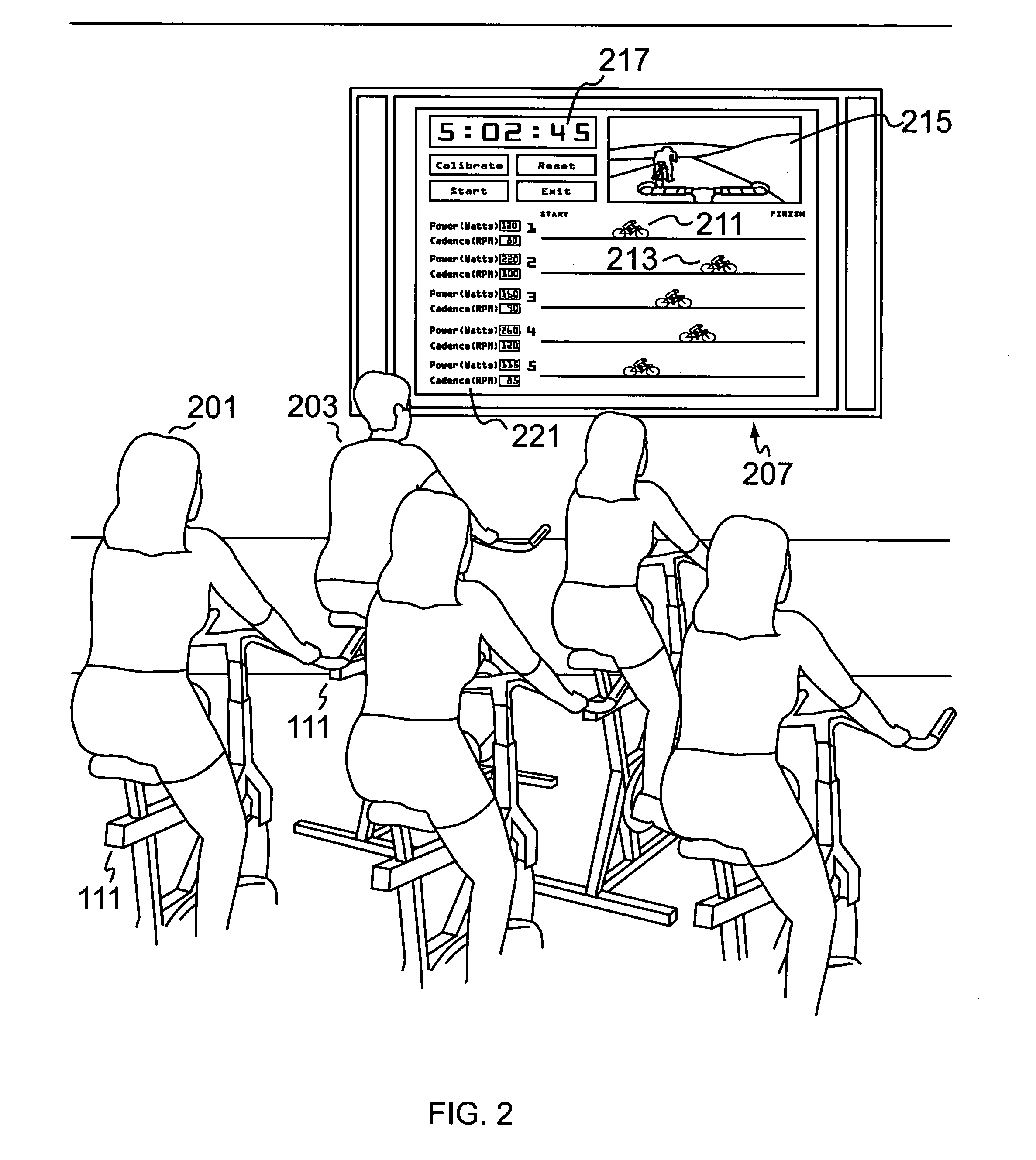 Method and apparatus for measuring exercise performance