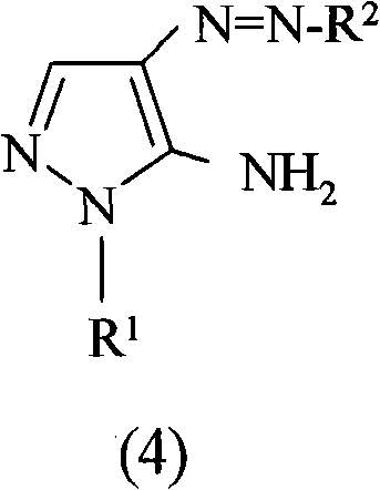 Preparation of 4,5-diamino-1-(substituted)-pyrazole and acid addition salts thereof
