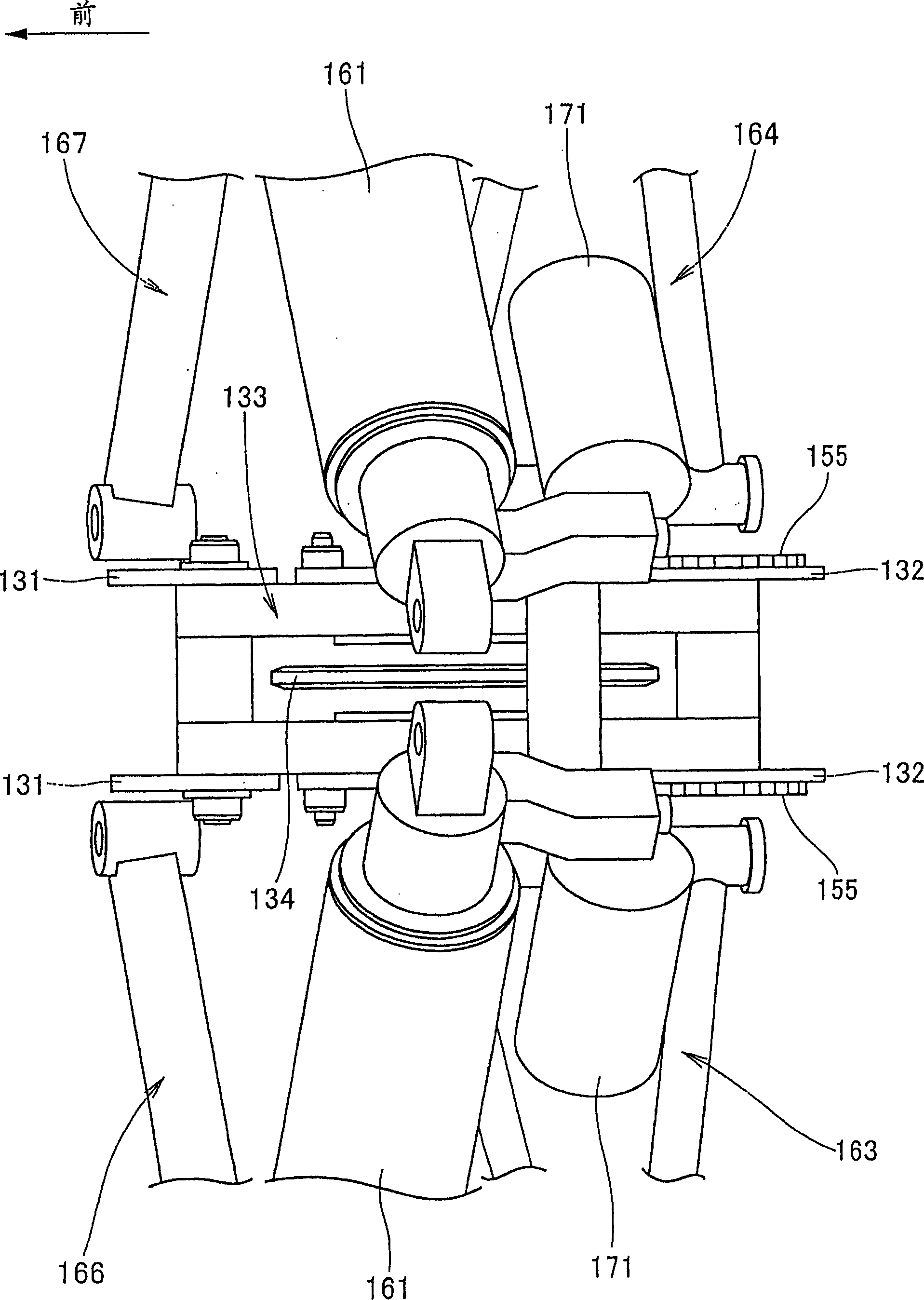 Vehicle and chain play adjusting device thereof