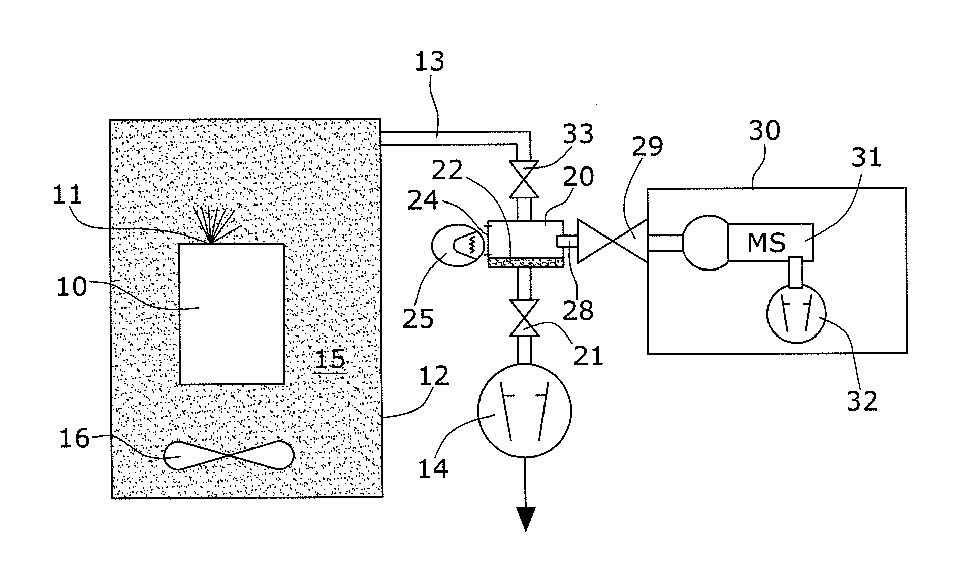 Method and device for determining leakage